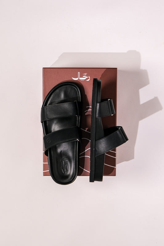 Two-strapped Sandals Black