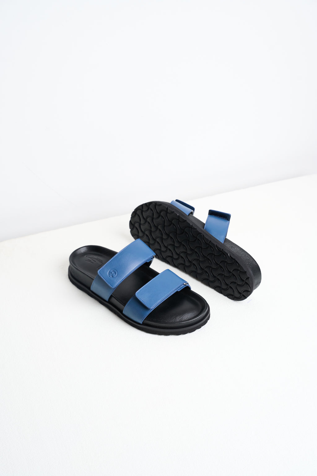 Male Two-Strapped Sandals Ming Blue
