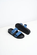 Male Two-Strapped Sandals Ming Blue