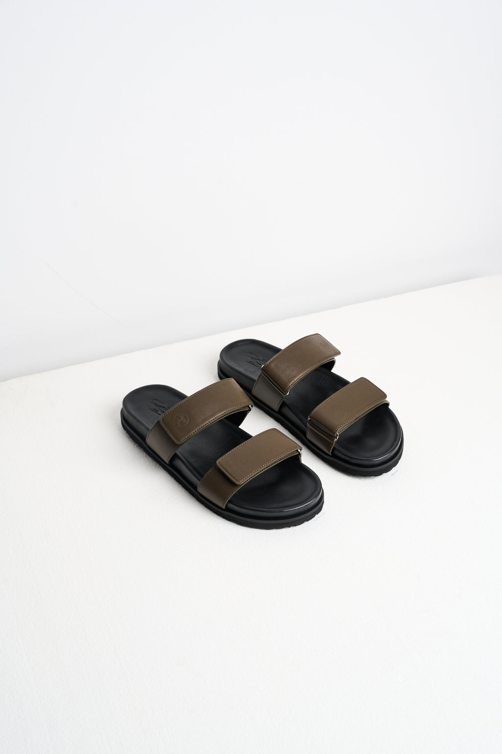 Ladies Two-Strapped Sandals Truffle Green