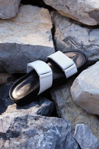 Male Two-strapped Sandals White